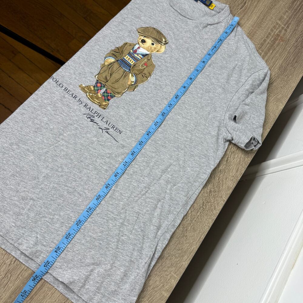 Polo Ralph Lauren Heritage Bear Gentleman Top Hat Classic Fit Tshirt Mens Small - Picture 7 of 8